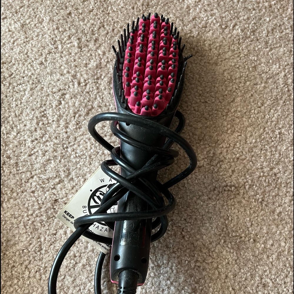 Simply straight heated brush